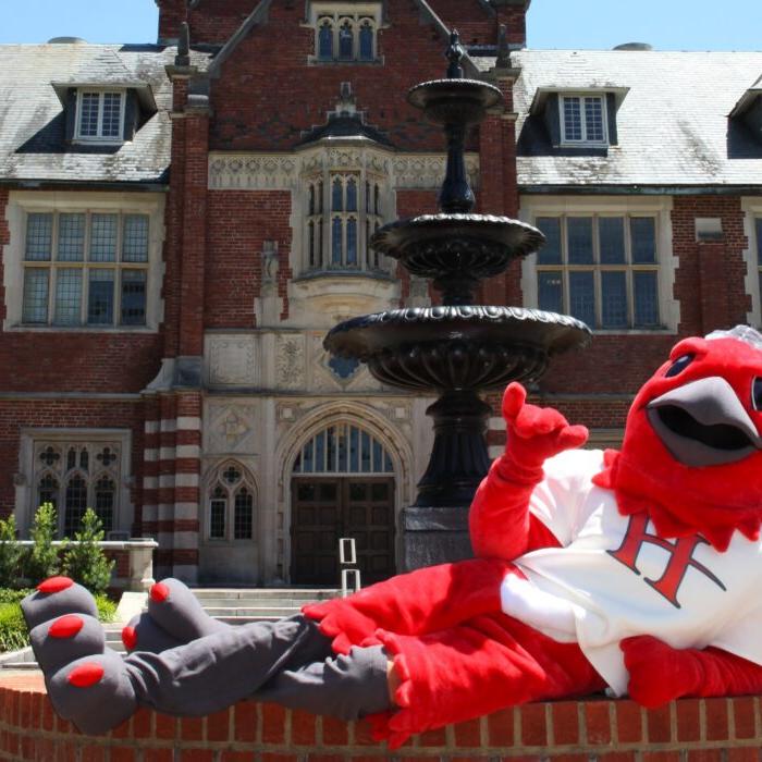 Meet Hank the Hawk and His Alter Ego, Bodie Hardy ’27